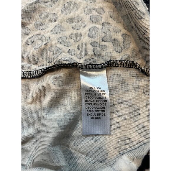 Rafaella Womens Leopard Print Zip-Up Lightweight Cotton Jacket Size 2X Animal - Picture 7 of 8